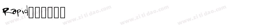 Rapid字体转换