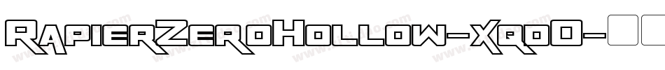 RapierZeroHollow-xqdO字体转换