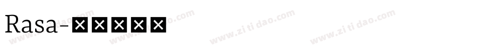 Rasa字体转换