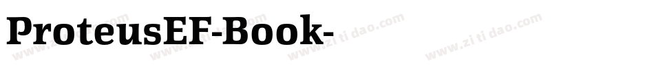 ProteusEF-Book字体转换