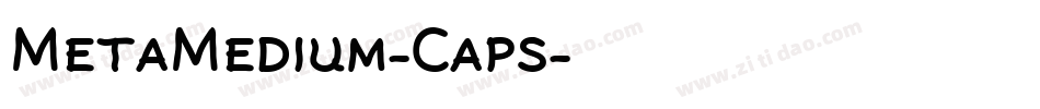 MetaMedium-Caps字体转换