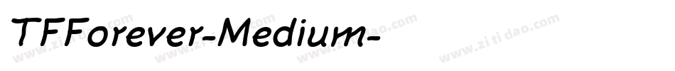 TFForever-Medium字体转换