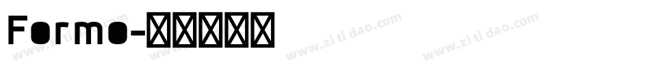 Formo字体转换