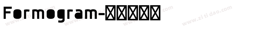 Formogram字体转换