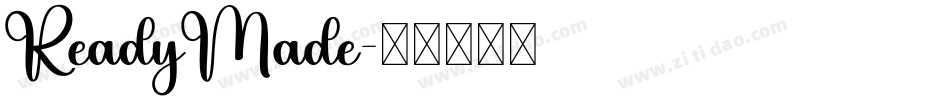 ReadyMade字体转换