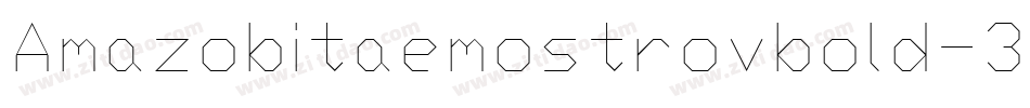 Amazobitaemostrovbold-3wO6字体转换