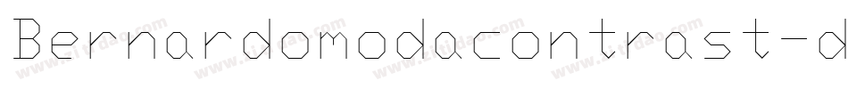 Bernardomodacontrast-dJG6字体转换