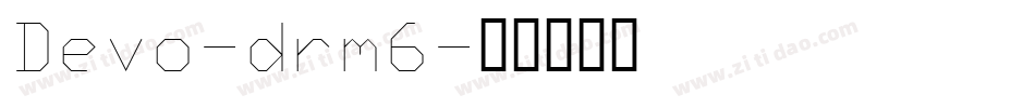 Devo-drm6字体转换
