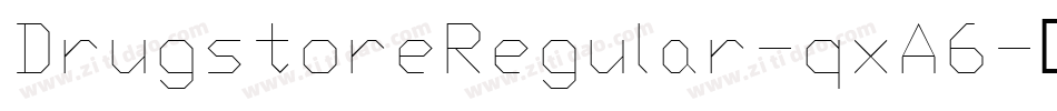 DrugstoreRegular-qxA6字体转换