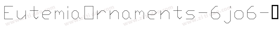 EutemiaOrnaments-6jo6字体转换
