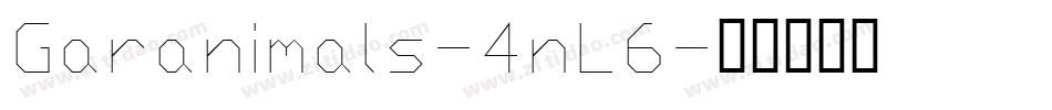 Garanimals-4nL6字体转换