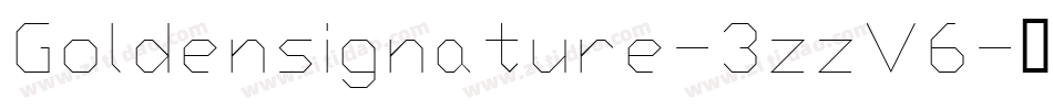 Goldensignature-3zzV6字体转换