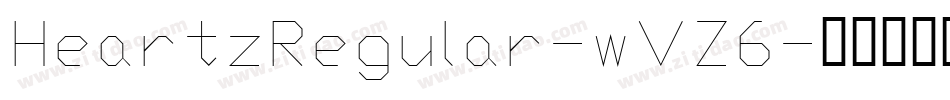 HeartzRegular-wVZ6字体转换