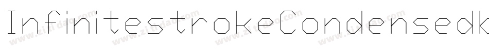 InfinitestrokeCondensedbolder-OVAZ6字体转换