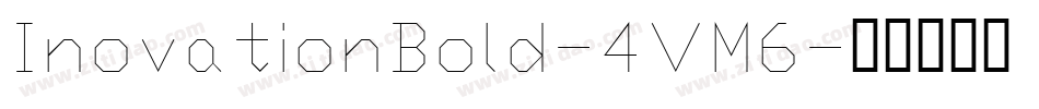 InovationBold-4VM6字体转换