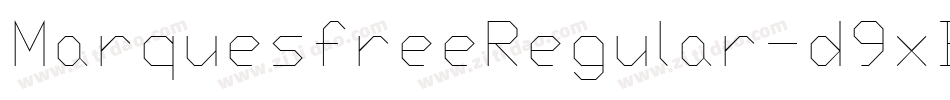 MarquesfreeRegular-d9xB6字体转换