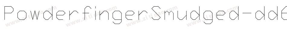 PowderfingerSmudged-dd6字体转换