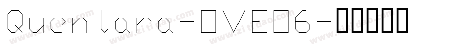 Quentara-OVEO6字体转换