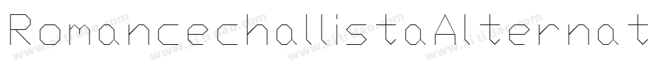 RomancechallistaAlternative-d9rG6字体转换