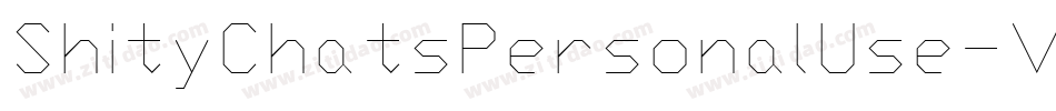 ShityChatsPersonalUse-VGWO6字体转换