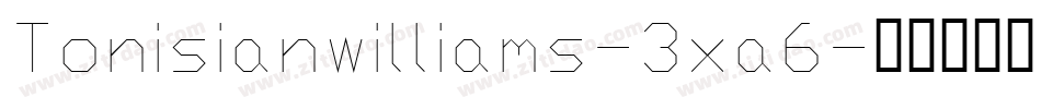 Tonisianwilliams-3xa6字体转换