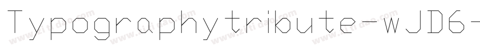 Typographytribute-wJD6字体转换