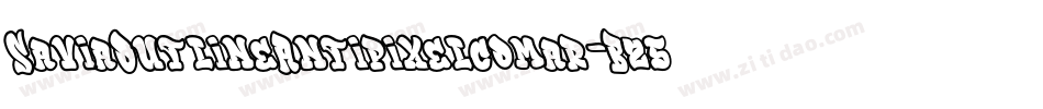 SaviaOutlineAntipixelcomar-Bz5d字体转换 SaviaOutlineAntipixelcomar-Bz5d字体转换