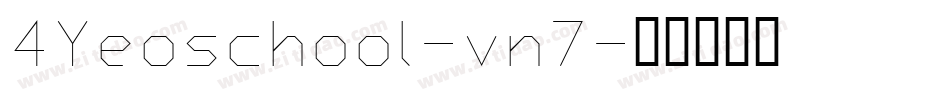 4Yeoschool-vn7字体转换