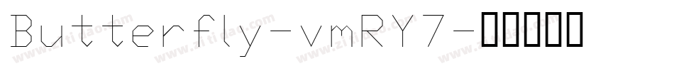 Butterfly-vmRY7字体转换