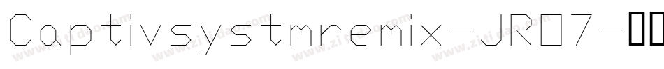 Captivsystmremix-JRO7字体转换