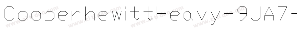 CooperhewittHeavy-9JA7字体转换