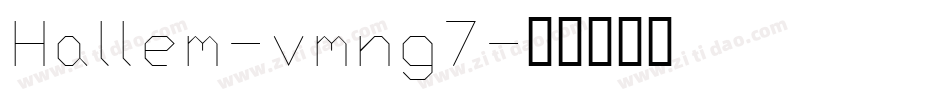 Hallem-vmng7字体转换
