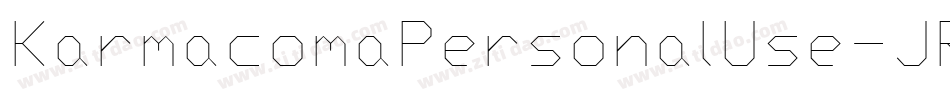 KarmacomaPersonalUse-JRGK7字体转换