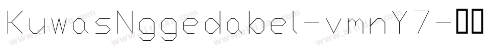 KuwasNggedabel-vmnY7字体转换