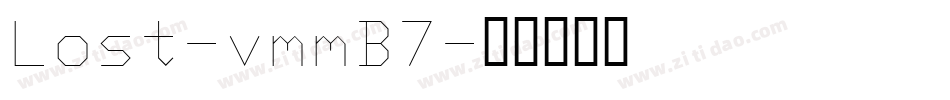 Lost-vmmB7字体转换