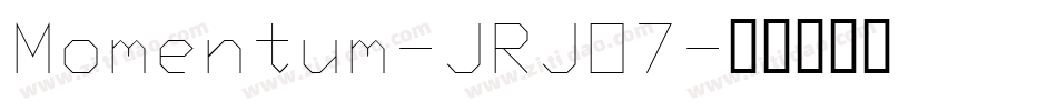 Momentum-JRJO7字体转换