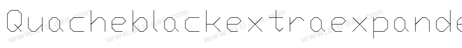 Quacheblackextraexpandedpers-vmRL7字体转换