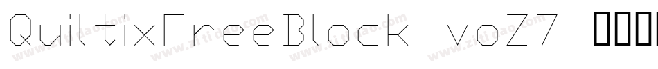 QuiltixFreeBlock-voZ7字体转换