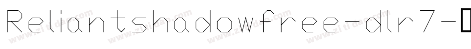Reliantshadowfree-dlr7字体转换
