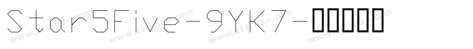Star5Five-9YK7字体转换