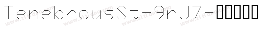 TenebrousSt-9rJ7字体转换