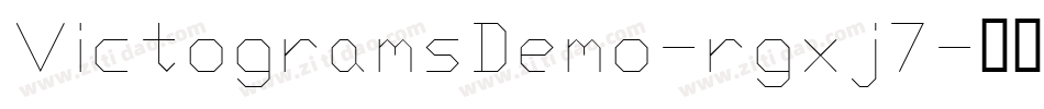 VictogramsDemo-rgxj7字体转换