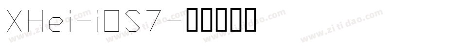 XHei-iOS7字体转换