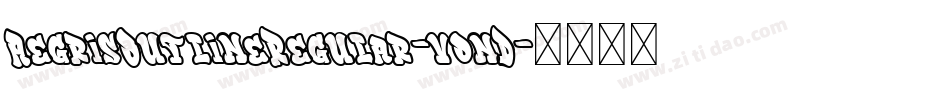 AegrisOutlineRegular-vonD字体转换