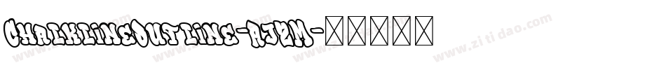 ChalklineOutline-AjZM字体转换
