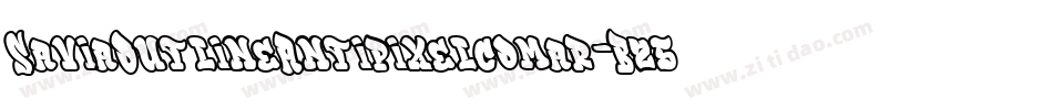 SaviaOutlineAntipixelcomar-Bz5d字体转换 SaviaOutlineAntipixelcomar-Bz5d字体转换