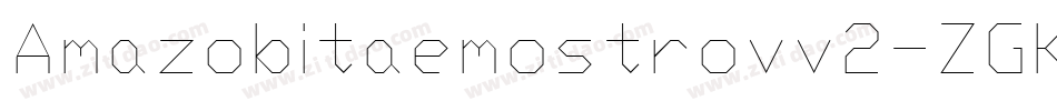 Amazobitaemostrovv2-ZGK8字体转换