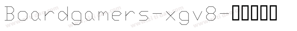 Boardgamers-xgv8字体转换