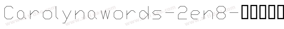 Carolynawords-2en8字体转换