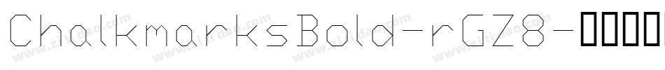 ChalkmarksBold-rGZ8字体转换